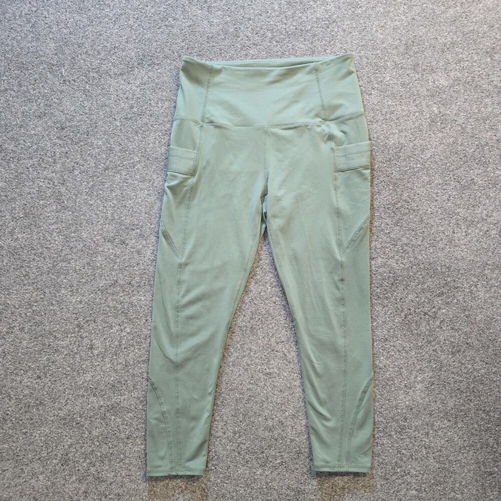 Free People Leggings Womens Medium Green High Rise End Game Movement Yoga Crop